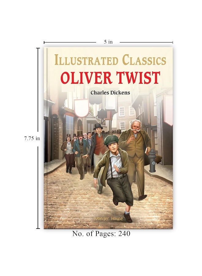 Wonder House Books Oliver Twist : Illustrated Abridged Children Classic English Novel with Review Questions (Hardback)