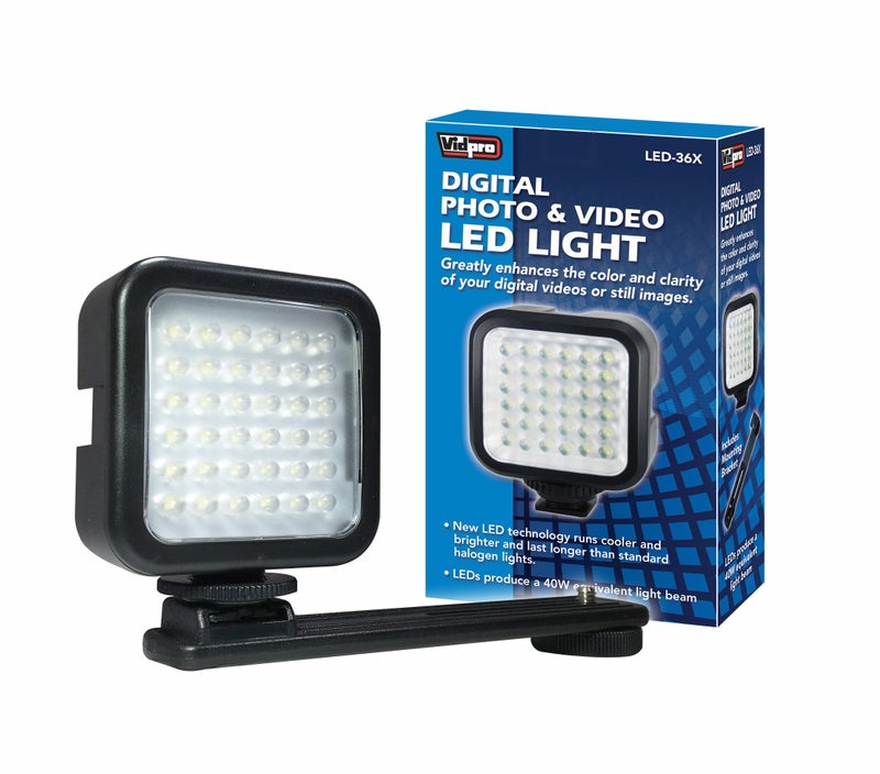 Vidpro LED-36X Photo and Video LED Light - Image 1