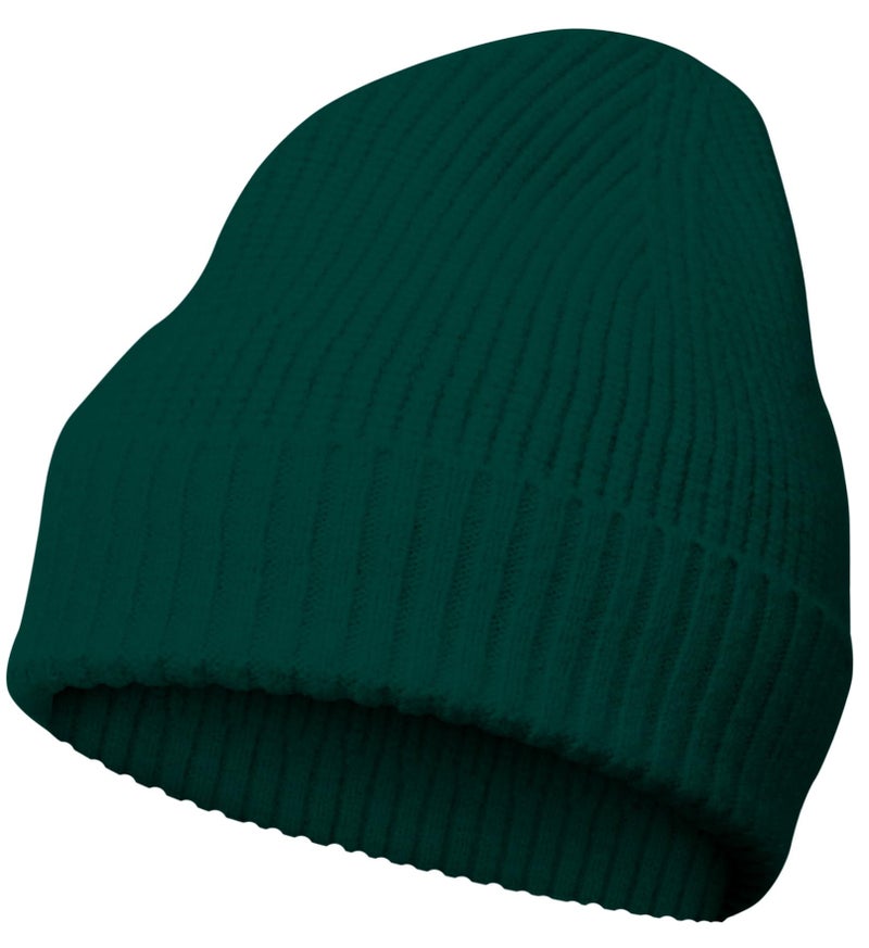 NORTHWIND Ribbed Winter Cap for Men and Women, Beanie Woolen Cap for Women, Winter Wear, Beanie Cap for Men, Woolen Cap for Man (Elle Green) - Image 1