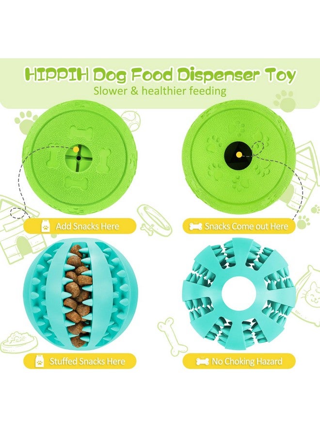 HIPPIH Dog Puzzle Toy 2 Pack, Interactive Dog Toys For Treat Dispensing, Durable Puppy Toys For Teething Small Dogs, Dog Treat Ball For Teeth/Slow Feeder/Iq Training/Playing - Image 5