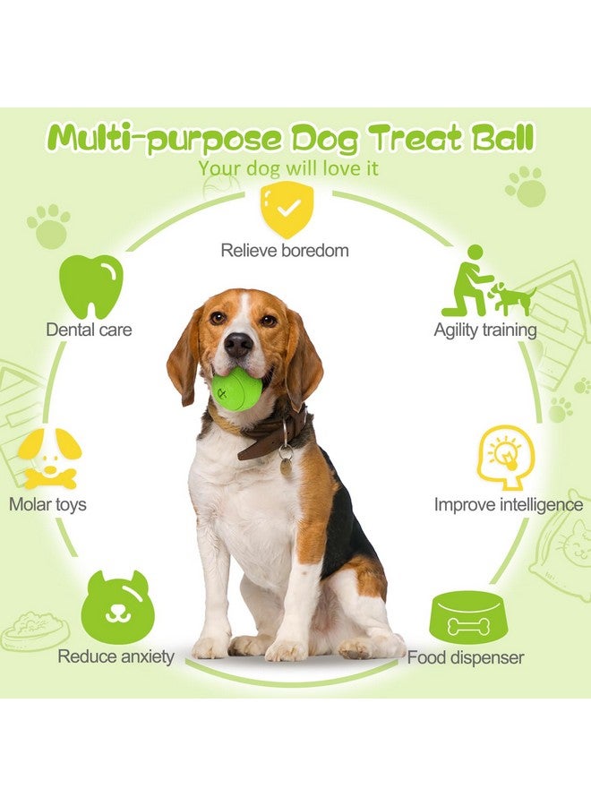 HIPPIH Dog Puzzle Toy 2 Pack, Interactive Dog Toys For Treat Dispensing, Durable Puppy Toys For Teething Small Dogs, Dog Treat Ball For Teeth/Slow Feeder/Iq Training/Playing - Image 4