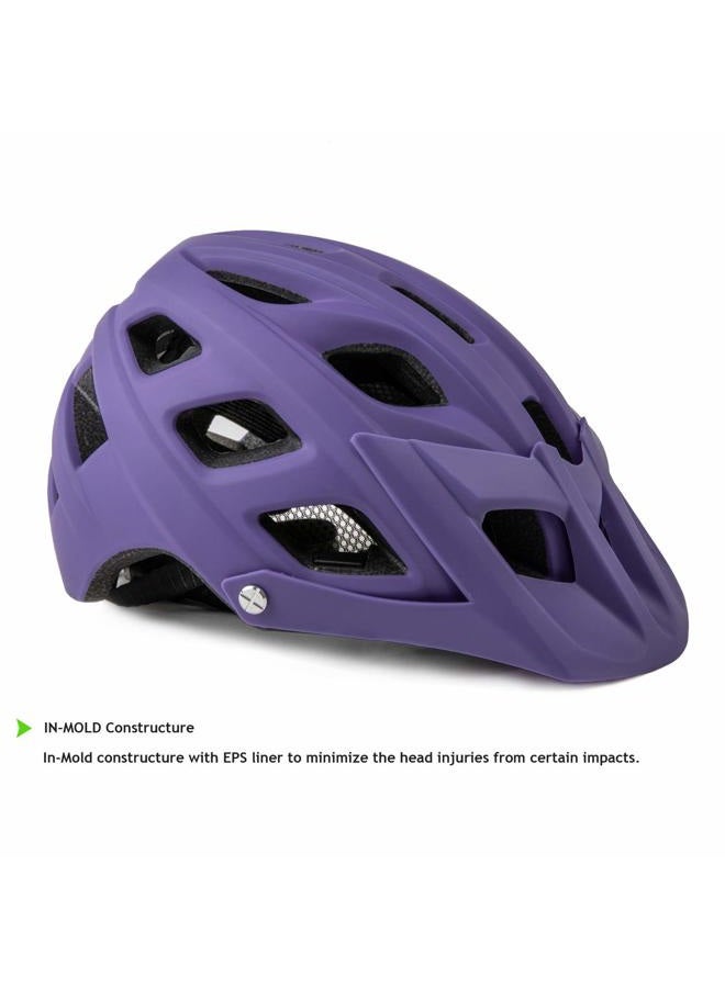 EXCLUSKY MTB Helmet for Adults, Mountain Bike Helmet for Women and Men, Lightweight and Adjustable Cycling Helmet - Image 4