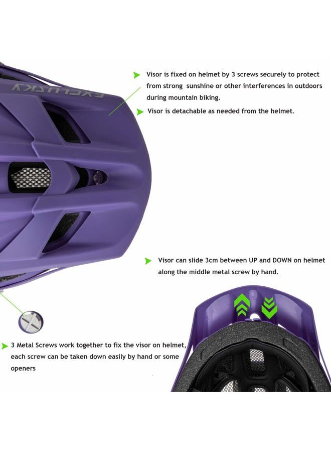 EXCLUSKY MTB Helmet for Adults, Mountain Bike Helmet for Women and Men, Lightweight and Adjustable Cycling Helmet - Image 5
