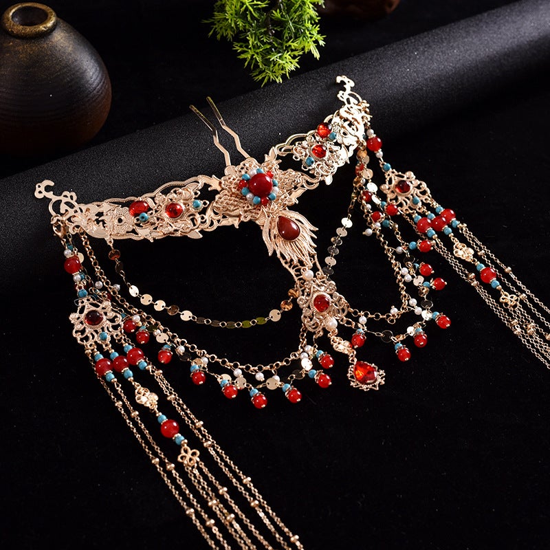 زينة جبهة عصابة شعر غربية دون هوانغ بأسلوب عرقي مجوهرات شعر - Image 4