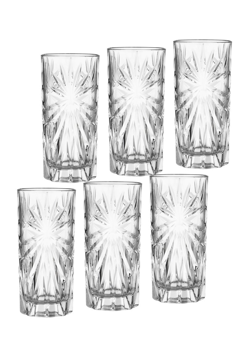 RCR Italian Crystal Water Glasses Set of 6 - Image 1