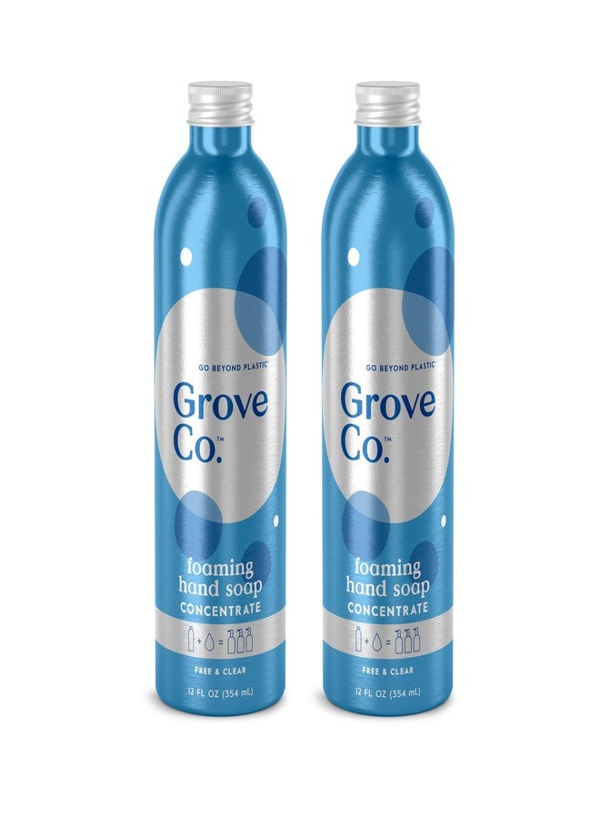 Grove Co. Foaming Hand Soap Refills, Unscented, 2 x 12 oz - Image 1
