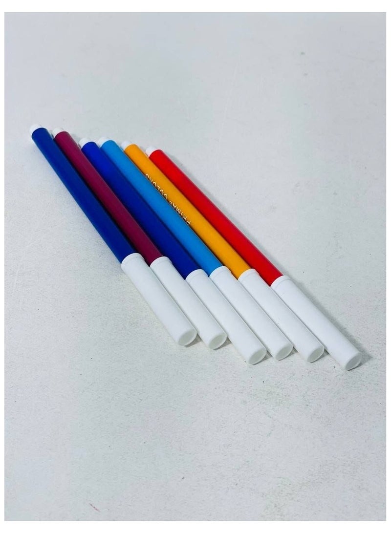 بريما الوان فلوماستر من بريما - 6 لون متعددة الالوان - Image 2