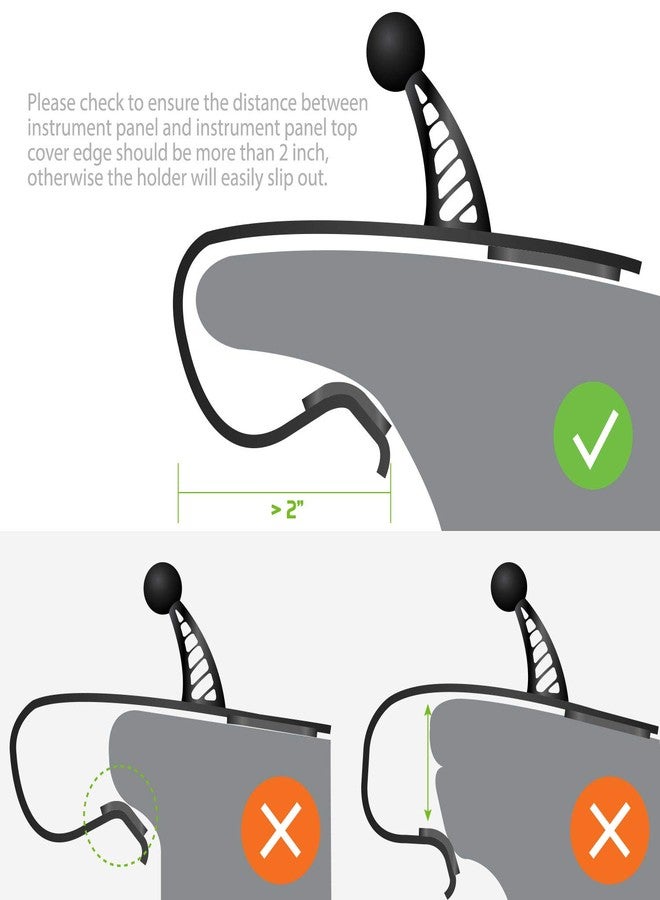 cellet Dashboard Phone Mount Cradle 360 Rotating Smartphone Holder Compatible with iPhones Samsung Galaxy, Google Pixel Smartphones - Image 5