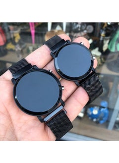 İstliv Istliv Couple Wristwatch in Special Box with Magnetic Strap Digital Lover's Watches 