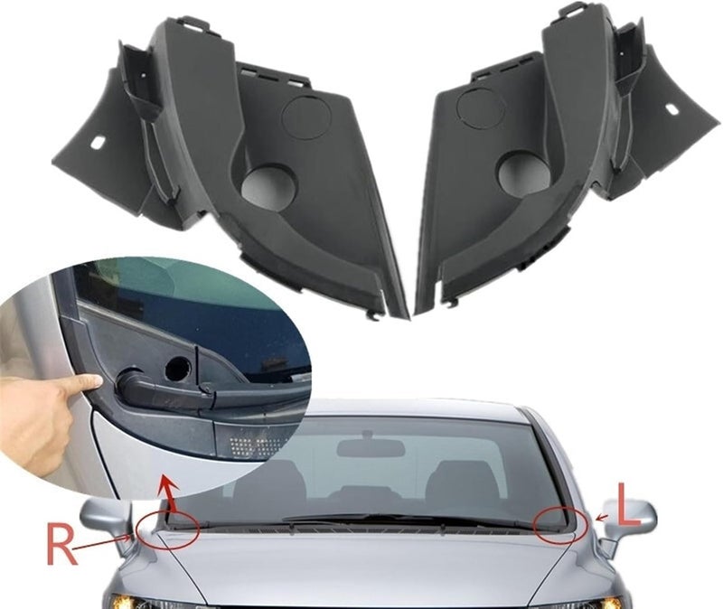 Vuzmode Front Windshield Wiper Arm Cowl Cover for Civic and CIIMO - Image 5