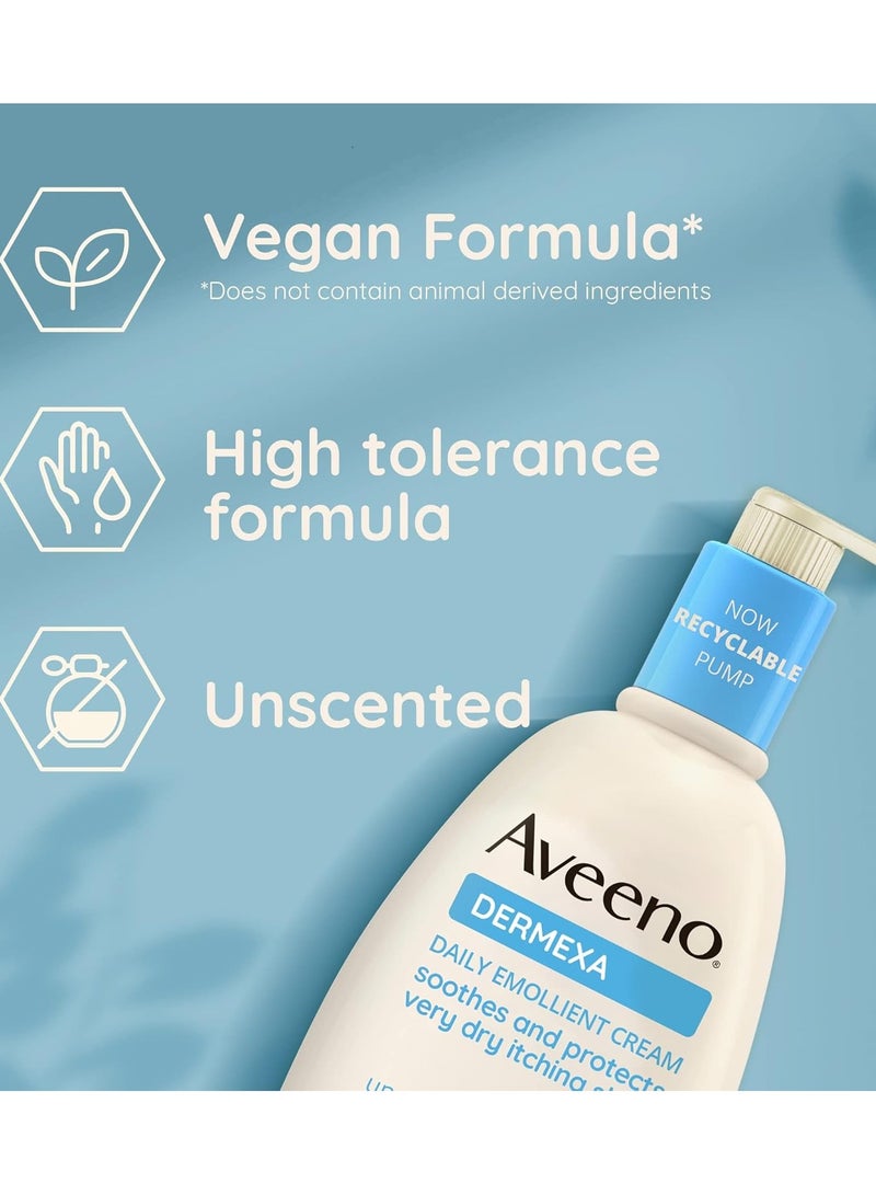 Aveeno Dermexa Soothing Emollient Cream 500ml - Image 2