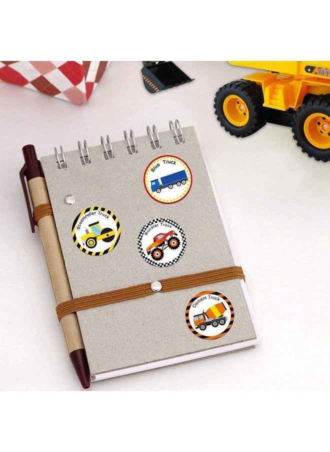 Fancy Land Truck Stickers For Kids 500Pcs Perforated Roll Construction Sticker Car Home Family Birthday Party  - Image 5