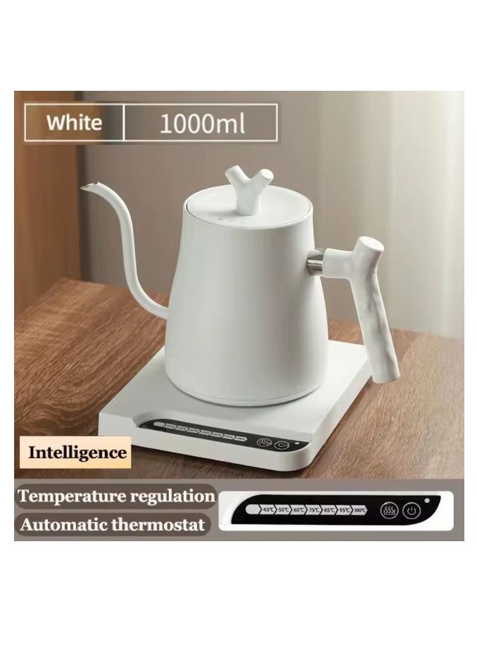 ET-LIFE Precision Electric Gooseneck Kettle 304 Stainless Steel Adjustable Temperature Quick Boil 1L - Image 3