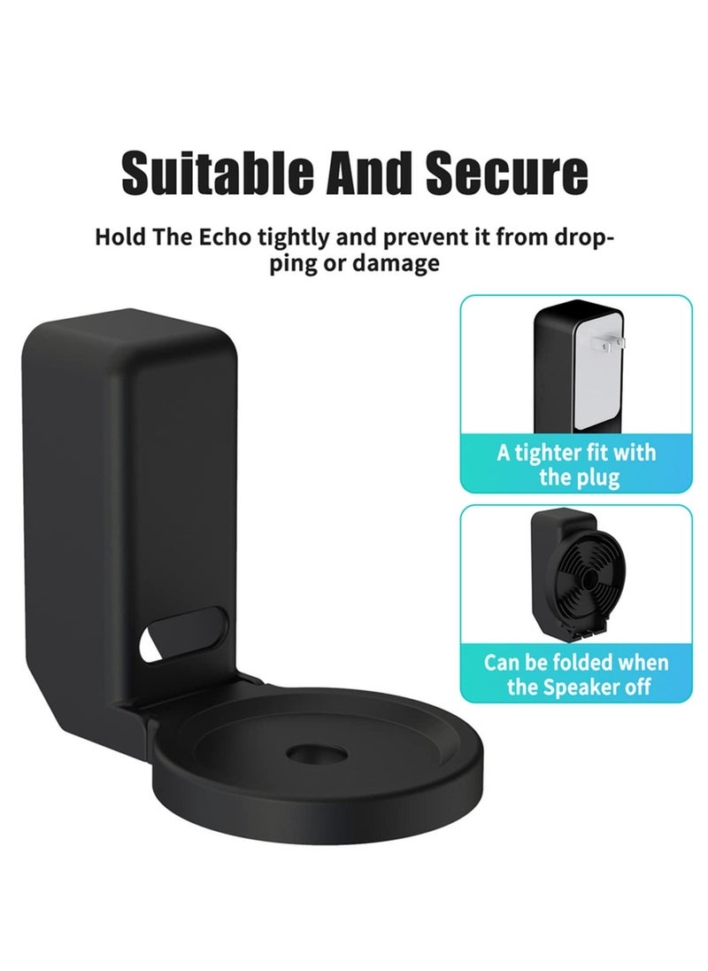Outlet Wall Mount Holder Stand Hanger For Alexa Echo Dot 4 4th Gen Space Saving Accessories Without Messy Cords Or Wires Organize Your Echo Dot Securely And Neatly In Any Room
