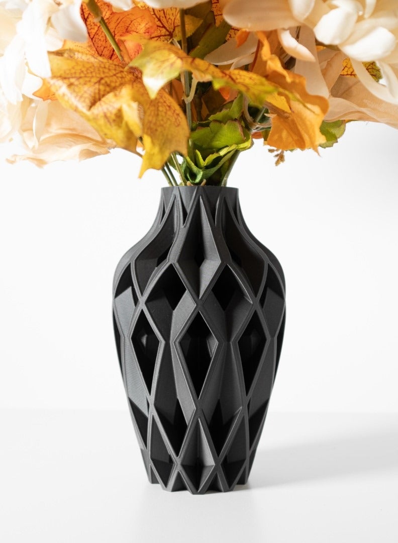 أخوة ثلاثي الأبعاد مزهرية يانو - لمسة ديكور منزلي أنيقة ومعاصرة - Image 1