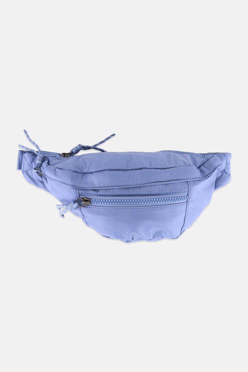Urban Expressions Women Solid Fanny Pack 37 L x 20 H x 5 W cm Dusty Blue - Image 1