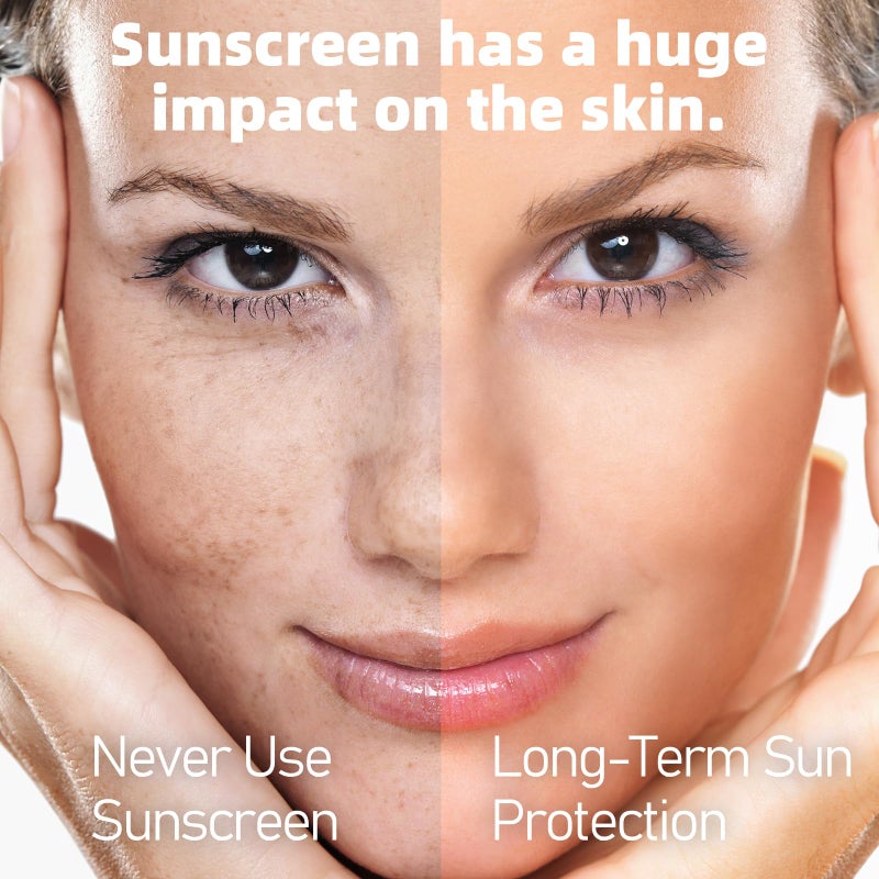 VGO Clear Face Sunscreen SPF 50, Hydrating Sun Essence Leaves No Sticky Feeling Travel Size Sunscreen Against UVA and UVB Rays 50ml / 1.7oz - Image 5