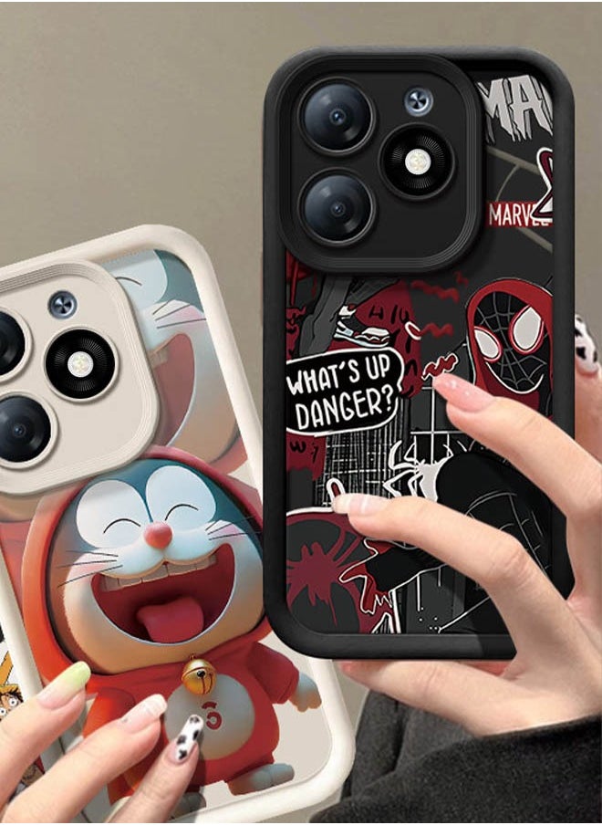 Cartoon Spider-Man Protective Case Cover For TECNO Spark Go 2024 4G/TECNO Spark 20C 4G High Quality,Bumper Back Case for TECNO Spark Go 2024 4G/TECNO Spark 20C 4G