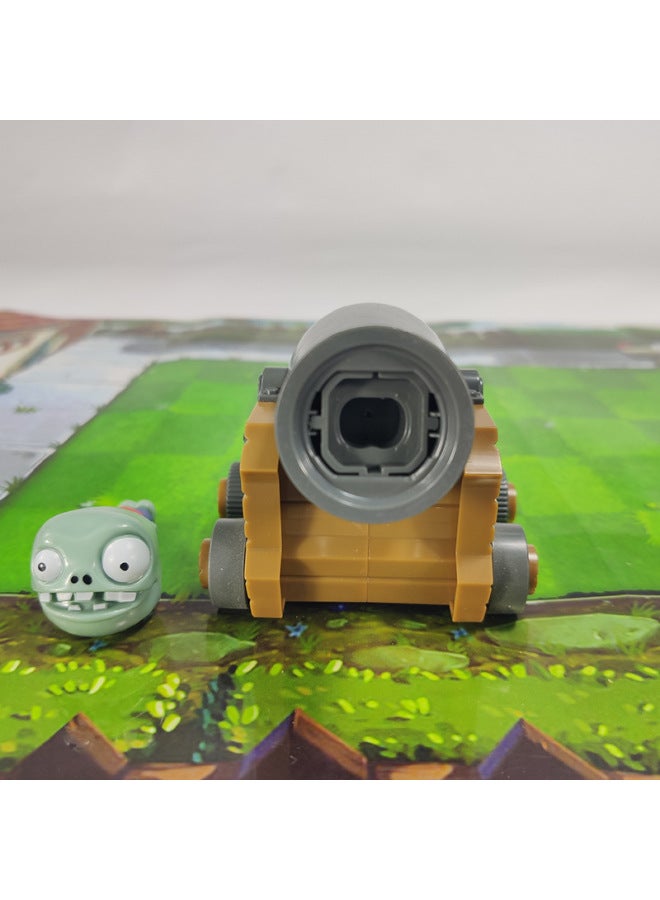 Plant Vs. Zombie Toy Kid Zombie Cannon Pirate Artillery Vehicle Shooting Boomerang Pepper Large-Color:Pull Back Version: Deep Sea Giant (magnetic Adsorption Mermaid) + Free 3 Card Target  - Image 5