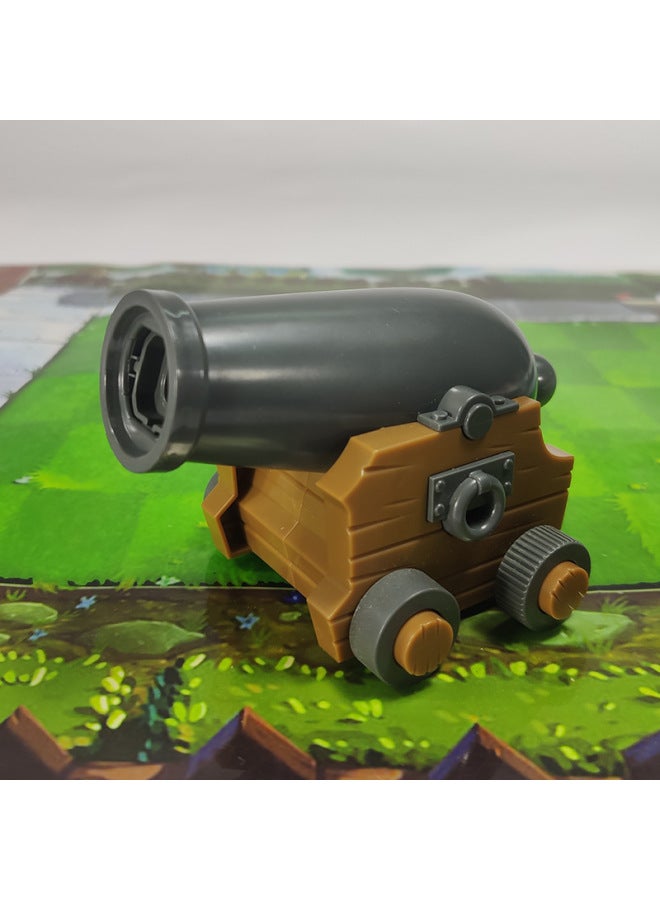 Plant Vs. Zombie Toy Kid Zombie Cannon Pirate Artillery Vehicle Shooting Boomerang Pepper Large-Color:Pull Back Version: Deep Sea Giant (magnetic Adsorption Mermaid) + Free 3 Card Target  - Image 3