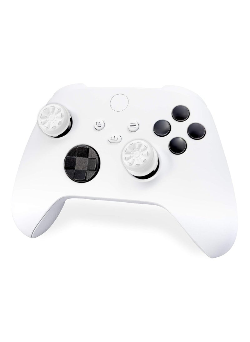 Controller Joystick for Xbox One and Xbox Series X Controller | 2 Performance Thumbsticks | 1 High-Rise, 1 Mid-Rise | White - Image 2