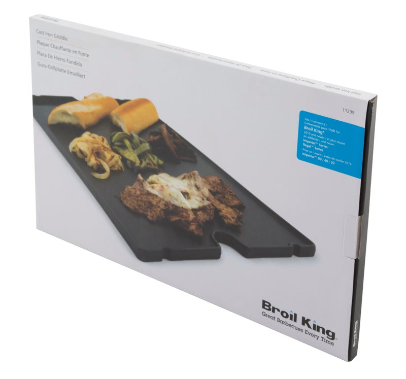 Broil King 11239 Exact Fit Cast Iron Griddle, Imperial and Regal Series Grills, Black - Image 5