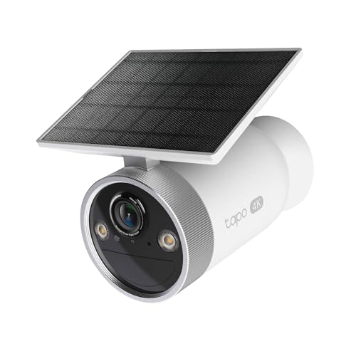 Tapo MagCam 4K Outdoor Wireless Security Camera Battery with Integrated Solar Magnetic Mount PersonVehicle Detection 247 Capture SubscriptionFree Local Storage or Optional Cloud C465 - Image 1