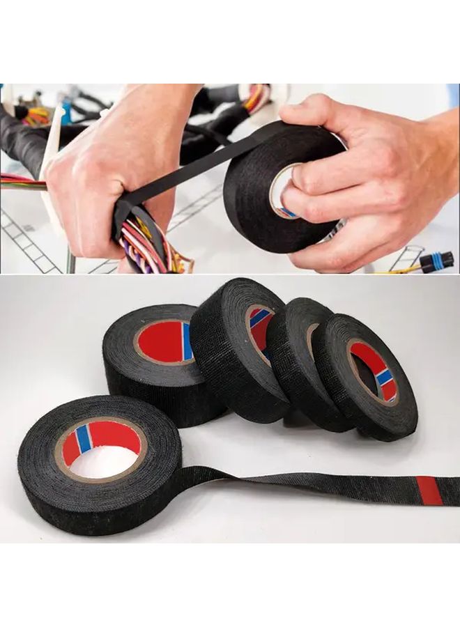 25mm Heat Resistant Electrical Cloth Tape For Cable Wiring Harness Loom - Image 3