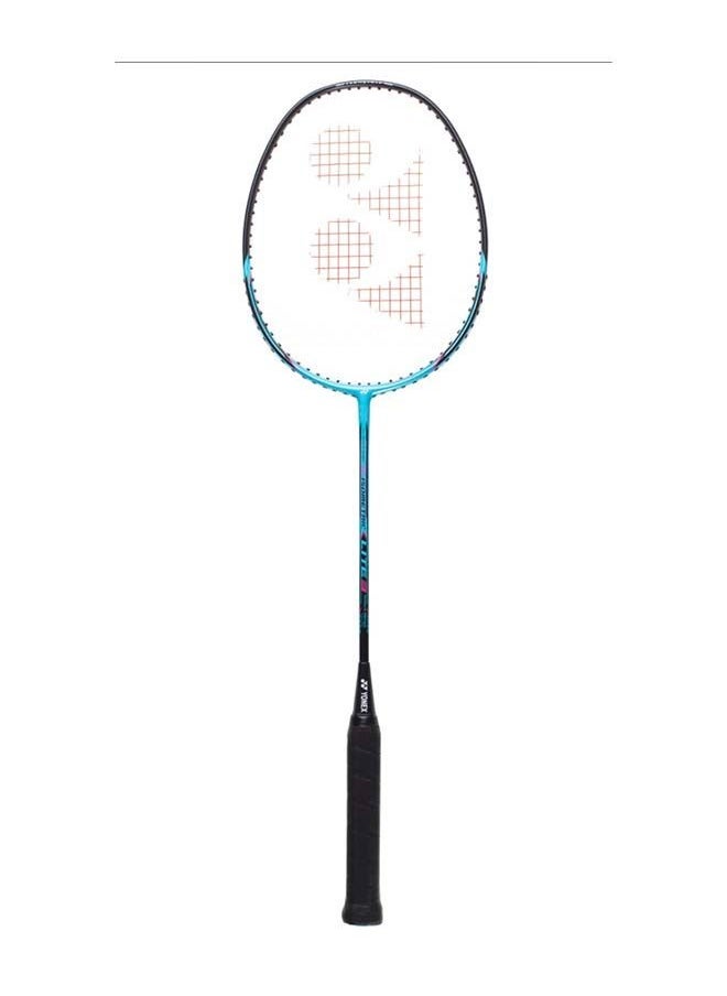 Yonex Isometric Lite 3 Cyan 3U G4 + Mavis 300 Green Cap Slow Badminton Shuttlecock 6 Pack, Yellow Pack  - Image 2