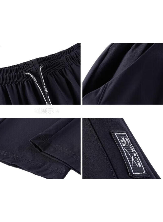 Pull Back Warrior Sports Casual Pants For Men, Summer Ice Silk Quick-Dry Trousers, Loose Straight-Leg Pants, Men'S Athletic Pants - Image 2