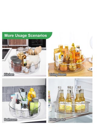 Lazy Susan Organizer with 6 Removable Bins, 1Pcs 11.6'' Clear Acrylic Round Plastic Rotating Storage Container for Cabinet, Pantry, Kitchen, Fridge, Vanity, Lazy Susan Turntable with Dividers - pzsku/ZDB7F93FE6A3DFEE6FB4AZ/45/_/1708755566/3c4d862d-ddd3-4328-82a9-64d310a3ac2b