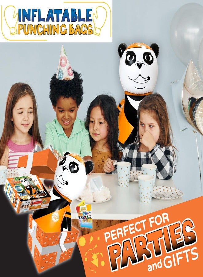 INFLATABLE DUDES Panda Toy 47 Inches -Kids Punching Bag | Already Filled with Sand| Bop Bag | Inflatable Animal | Panda Gift -Indoor Outdoor | Panda Party Decorations | Punching Bag for Kids- (Bambam) - Image 4