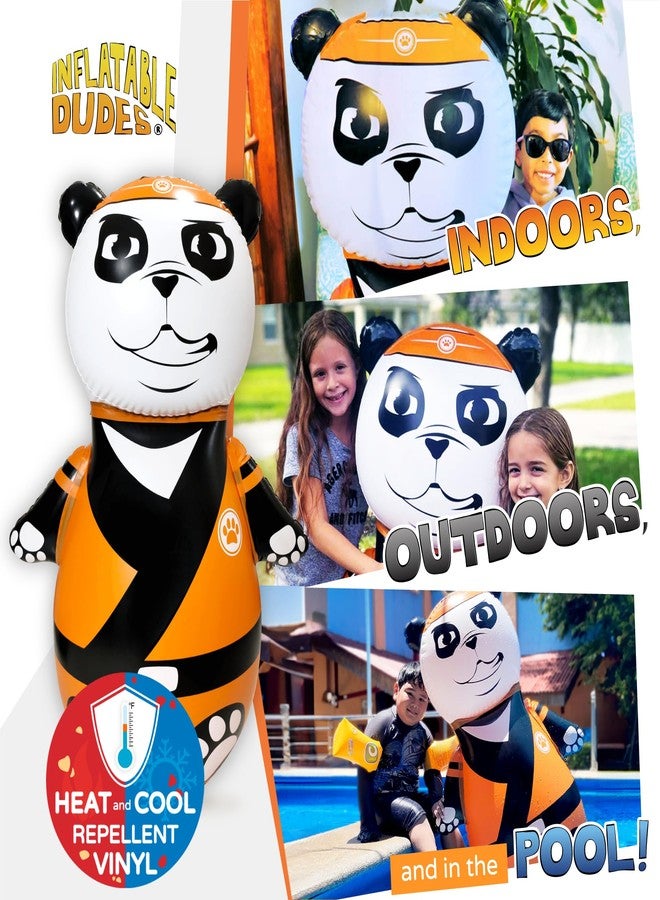 INFLATABLE DUDES Panda Toy 47 Inches -Kids Punching Bag | Already Filled with Sand| Bop Bag | Inflatable Animal | Panda Gift -Indoor Outdoor | Panda Party Decorations | Punching Bag for Kids- (Bambam) - Image 2