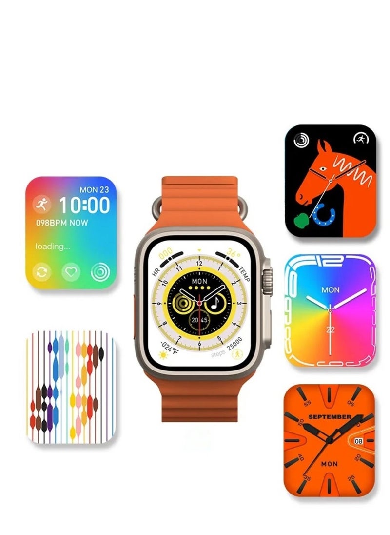 MHK - MHK - We Never Close Smart Watch X Ultra, 49mm 2.05 Inch Super HD Touch Screen + Side Key + Rotatable Crown Multi Function NFC, Bedside Lamp, IP67 Waterproof - Image 1