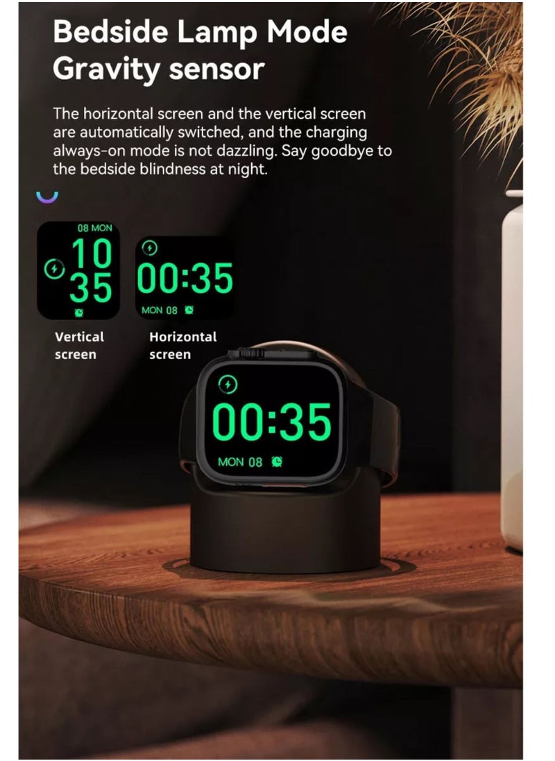 MHK - MHK - We Never Close Smart Watch X Ultra, 49mm 2.05 Inch Super HD Touch Screen + Side Key + Rotatable Crown Multi Function NFC, Bedside Lamp, IP67 Waterproof - Image 1
