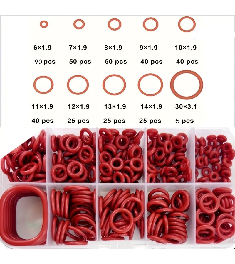 390 Oil And Heat Resistant O Ring Seal Gasket Set For Automotive Piping And Industrial Use - Image 2