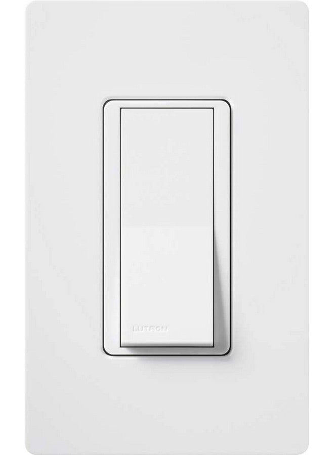 Lutron Claro 15 Amp Single-Pole Paddle Switch, CA-1PS-WH, White (6-Pack) - Image 2