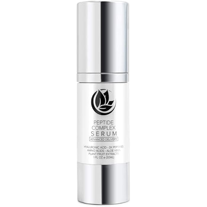 Microderm GLO Peptide Complex Serum by Microderm GLO - Best Skin Toning, Facial Tightening, 100% PURE & NATURAL, Plump, Hydrate & Nourish Your Face, Boosts Collagen & Heals Skin While Improving Tone & Texture, 1oz - Image 1