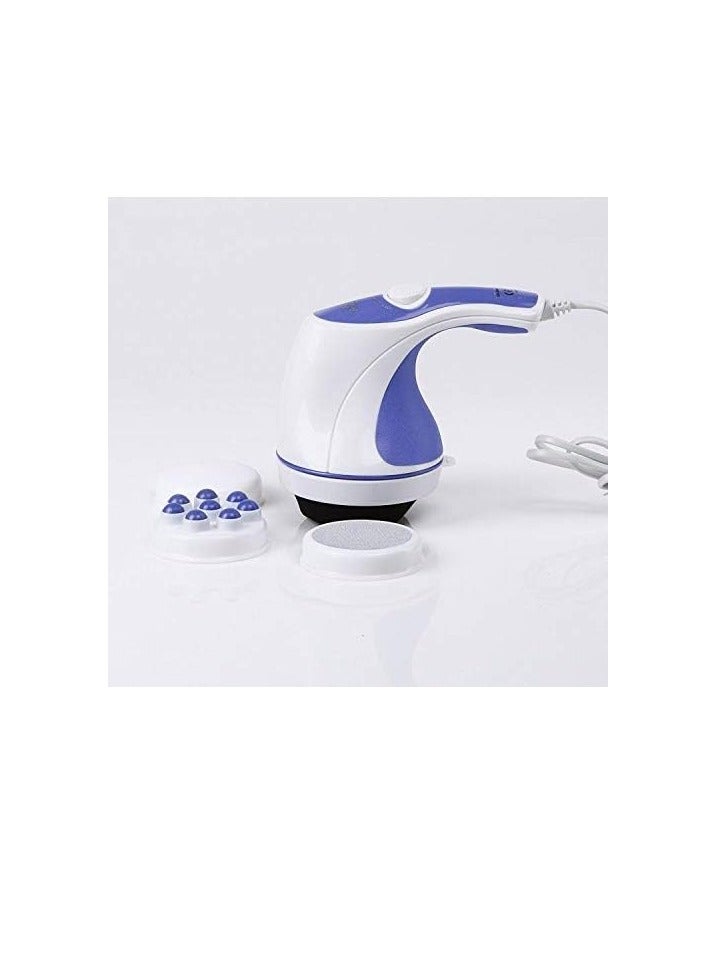 اداة تدليك الجسم الاحترافية مع 4 رؤوس مختلفة وغطاء واقي للراس، موصل بسلك كهربي، متعدد الالوان - Image 2