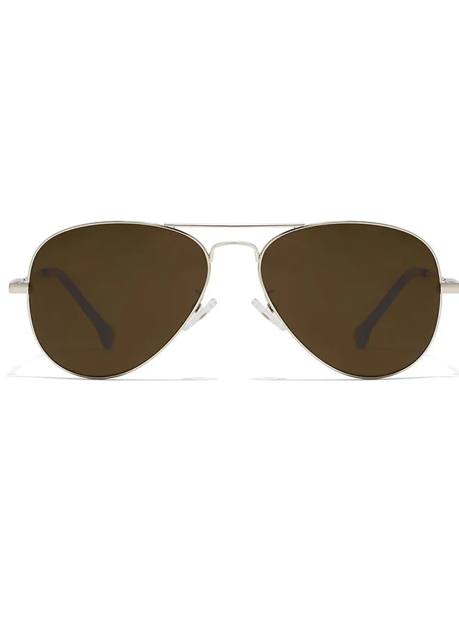 30Sundays 30Sundays FRONTIER,Men Sunglasses, Aviator Sunglasses, UV Protection: UV400 (Gold,Brown)