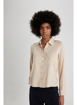 Woman Regular Fit Woven Long Sleeve Shirt - pzsku/ZDB800CDECFA42835649FZ/45/_/1713342797/c3c6e44c-bd6a-4d63-96b8-2ee554d07537