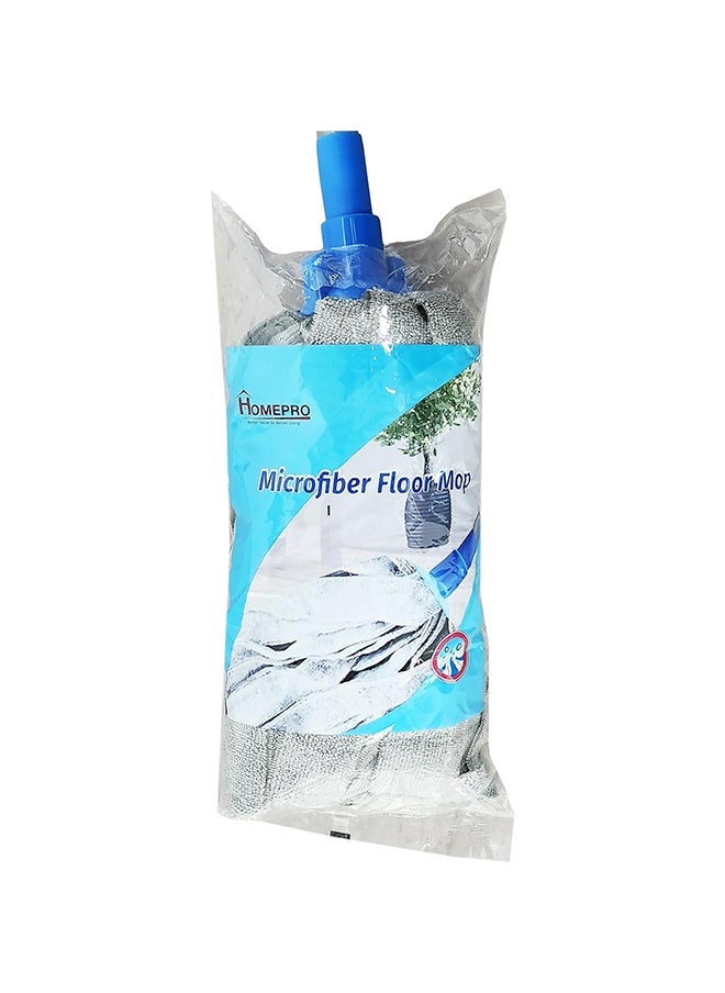 HomePro Microfiber Mop With Long Handle for Cleaning Hardwood, Laminate and Tiles