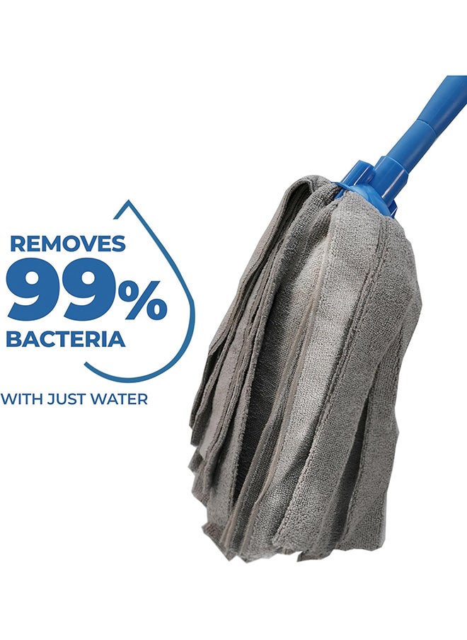 HomePro Microfiber Mop With Long Handle for Cleaning Hardwood, Laminate and Tiles