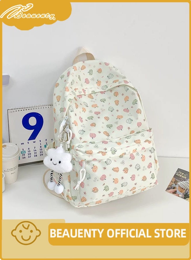 Beauenty Girls Backpack, Children Backpack Kindergarten School bag, Lightweight and Portable Book Bags, Elementary Students Book Bag, Durable Cartoon bag for 5.6.7.8.9.10.11.12 Girls Kids - Image 1