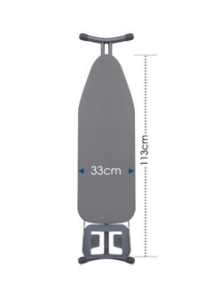 Alissa Folding Ironing Board Ironing Table Iron Table With Adjustable Height and Space Saving Design Household Foldable Laundry Rack Lightweight With Heat Resistant Cover and Thicken Felt Pad 13 Inches 110cm*33cm  - Image 2
