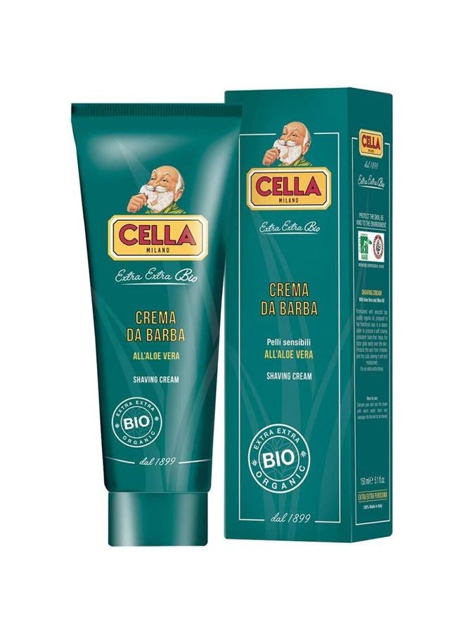 Cella Shaving Cream 150ml Aloe Vera - Image 1