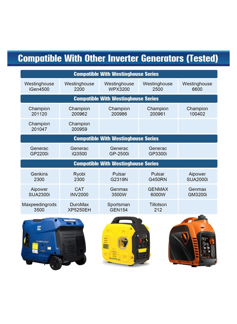 Luckam Generator Magnetic Dipstick, 2 Pack Replacement for 55201 Magnetic Oil Dipstick for Inverter Generator Compatible with Wen/ with Yamaha, Aluminum Generator Magnetic Oil Dipstick with O Ring, Silver - Image 4