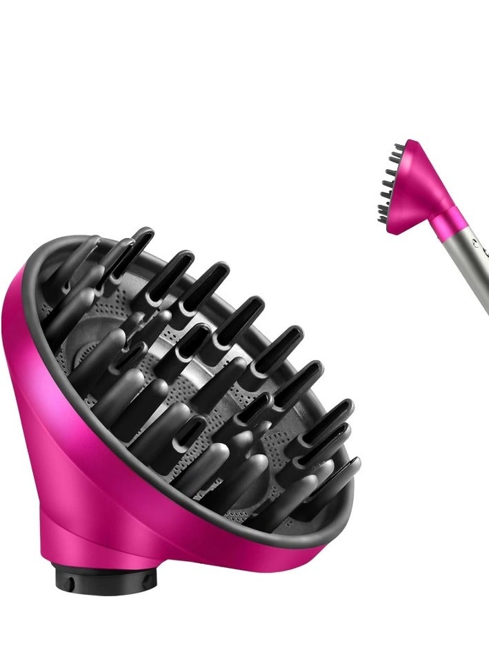 ملحق موزع الشعر ل Dyson Airwrap ، فوهة ناشر مطورة متوافقة مع Airwrap Styler ، ملحق ناشر الهواء ل Airwrap HS01 / HS05 ، للاستبدال رقم الجزء 973365-01 ، أحمر وردي - Image 1