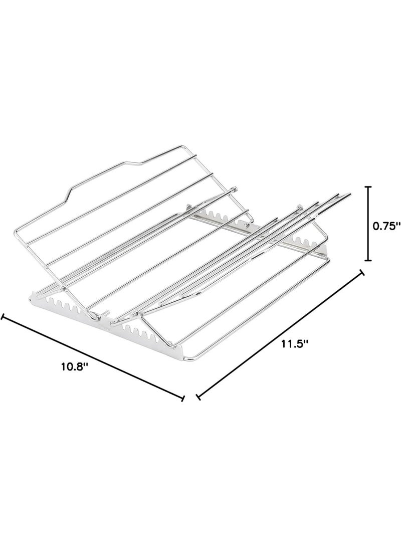 GoodCook رف الشواء القابل للتعديل كروم من جودكوك برادشو إنترناشيونال 23803 - Image 4